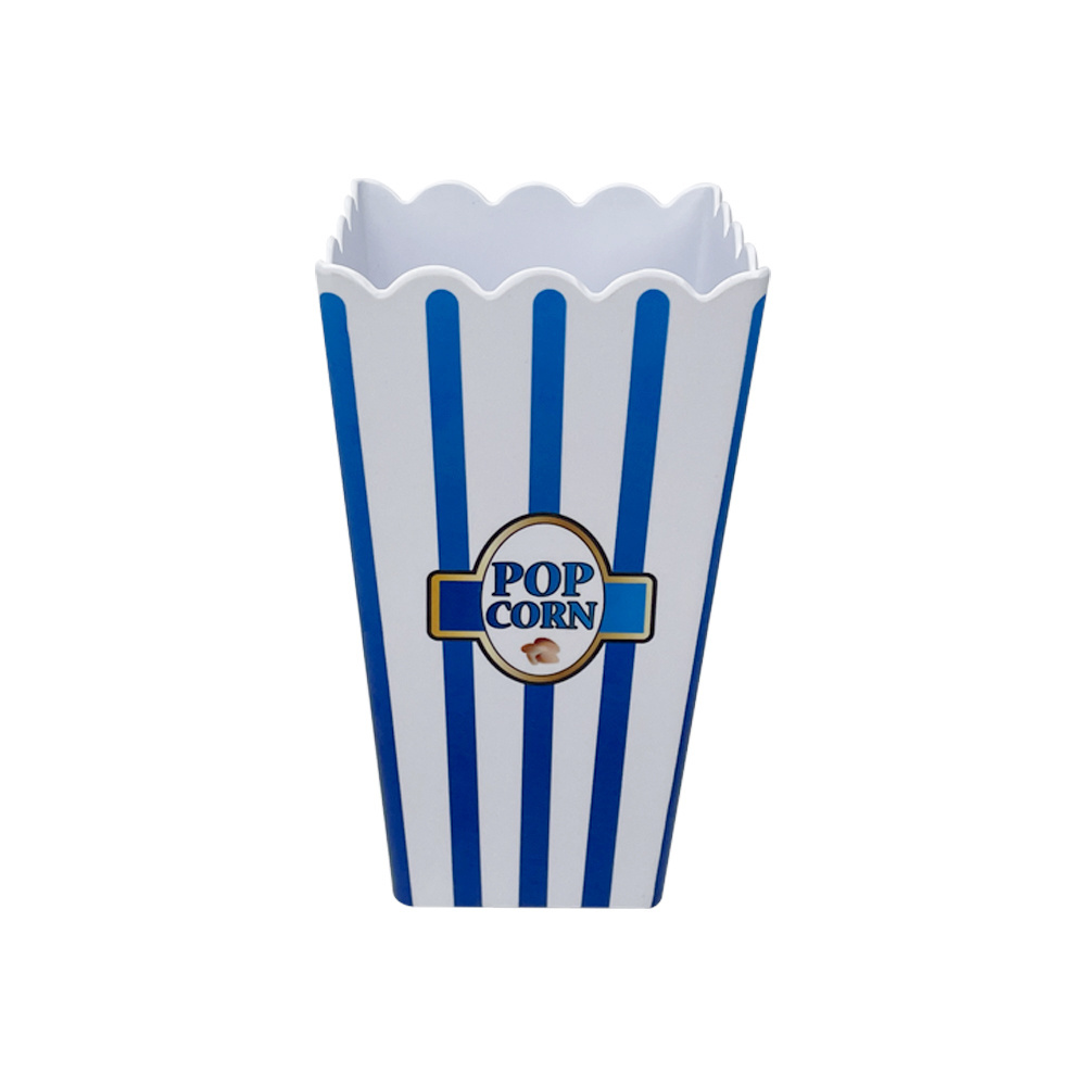 Wholesale custom plastic Melamine red popcorn bucket bowl