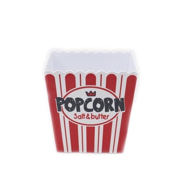 Wholesale Custom Design Melamine red plastic fool  popcorn bucket bowl