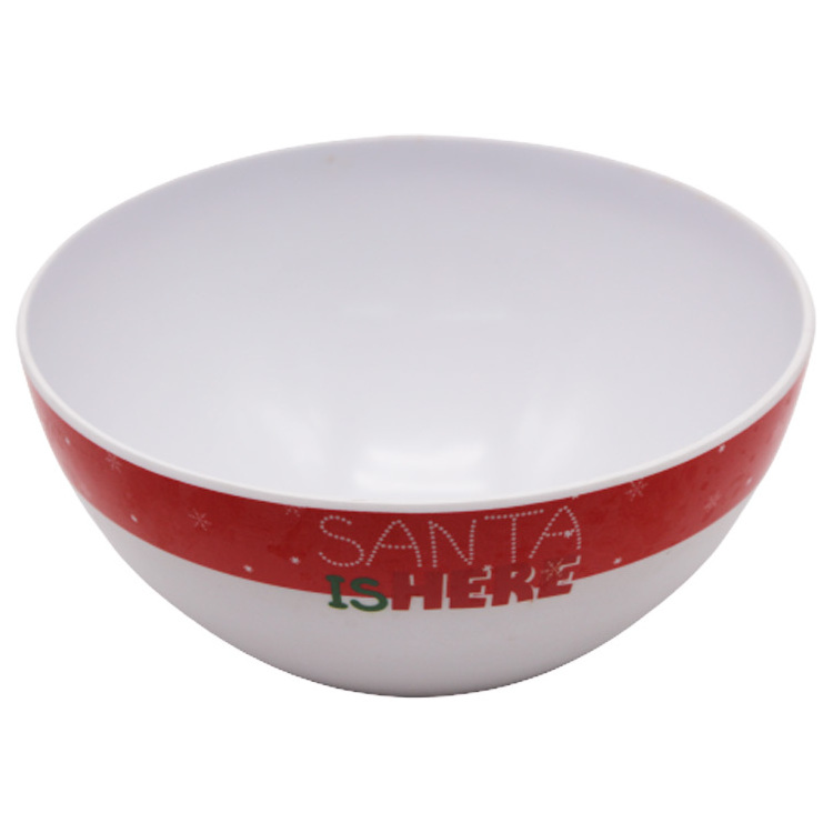 Wholesale Customizable Pattern Design Round Melamine Plastic Fruit Noodle Cereal Bowl