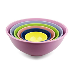 Durable colorful cheap melamine mixing bowl with handle