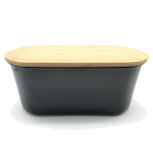 Bamboo Fiber Snack Bread picnic Storage Box With Lid lunch rice bowl