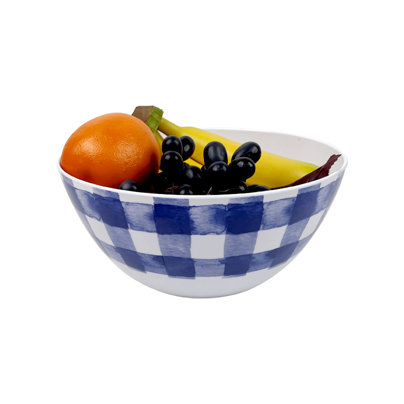 Large round melamine plastic mixing custom rice bowls