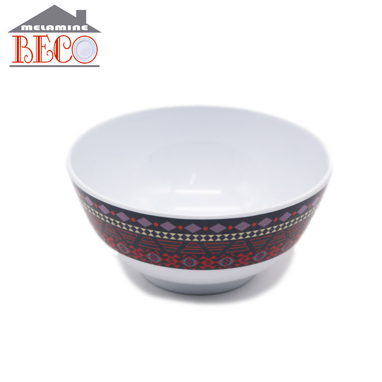 6 inches Chinese home wholesale rice plastic serving melamine round bowls