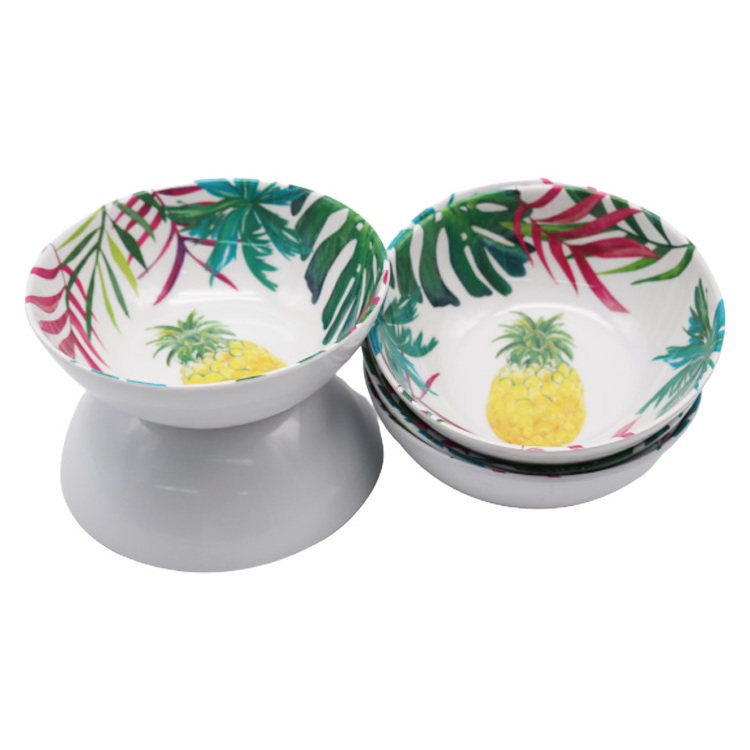 Hot Sale 7 Piece Round 6 inch Melamine Salad Fruit Cereal Bowl