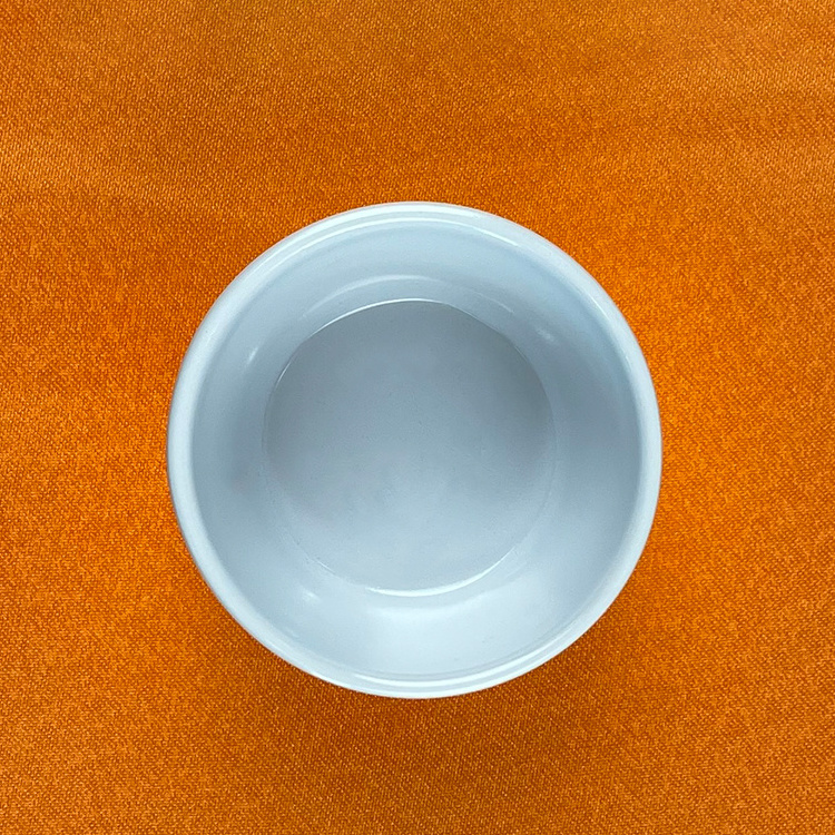 White Unbroken Plastic Small Saurce Sublimation chip and dip Melamine Cup Bowl