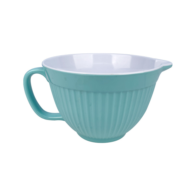 reusable high quality durable melamine large batter bowl for mixing flour or preparing cake