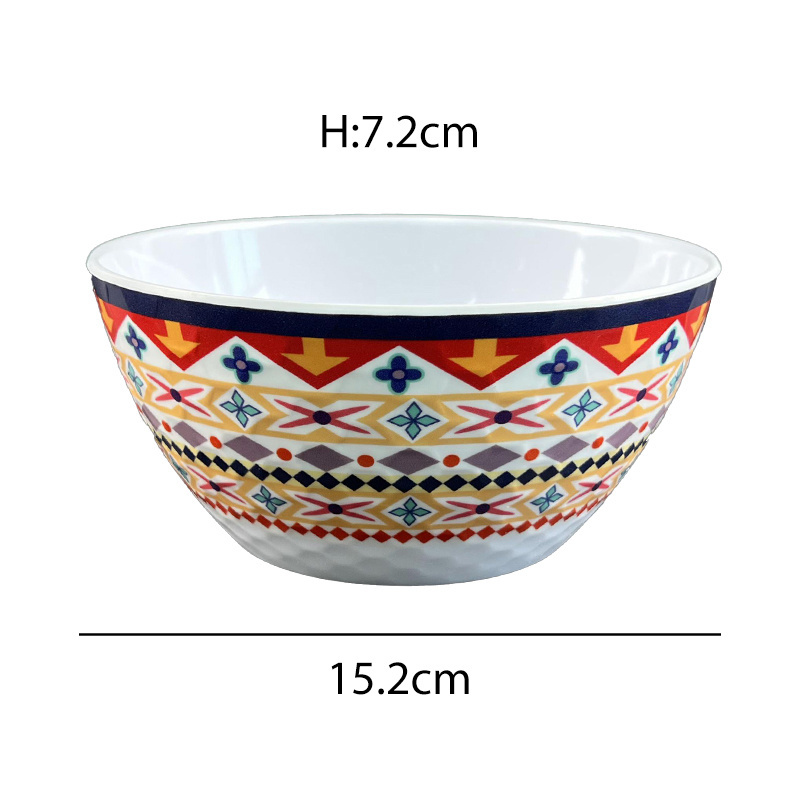 Personalizados melamine mizo soup bowl, custom 6