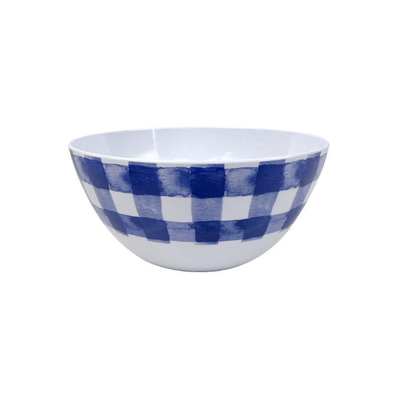 Large round melamine plastic mixing custom rice bowls