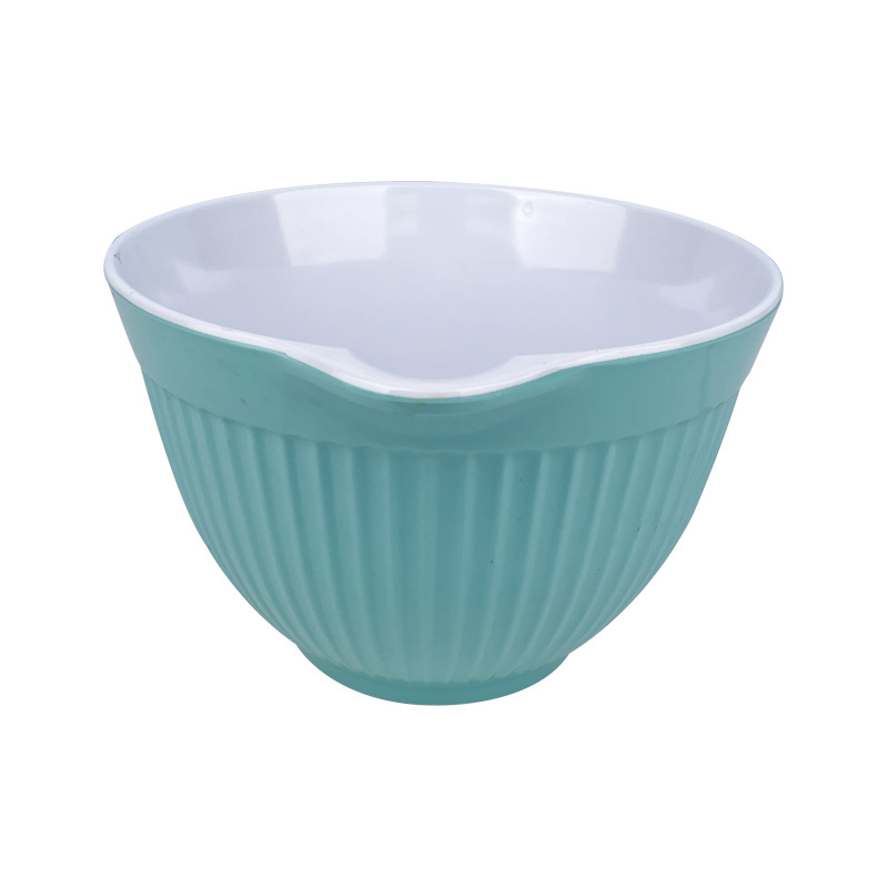 reusable high quality durable melamine large batter bowl for mixing flour or preparing cake