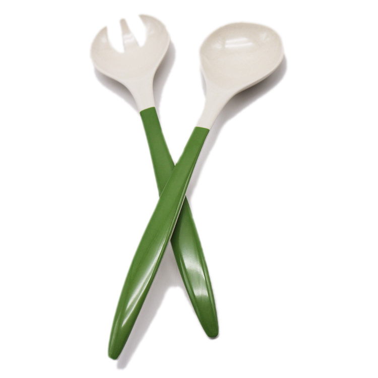 Eco Friendly Natural cooking tools kitchenware accessories plastic melamine spoon and fork kitchen utensils