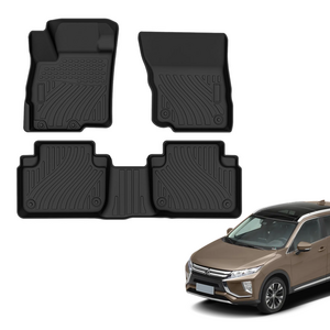 Custom Floor Mat 2024 Waterproof Non-slip Car Mats 3D TPE Carpet For MITSUBISHI ECLIPSE CROSS Auto Interior Accessories