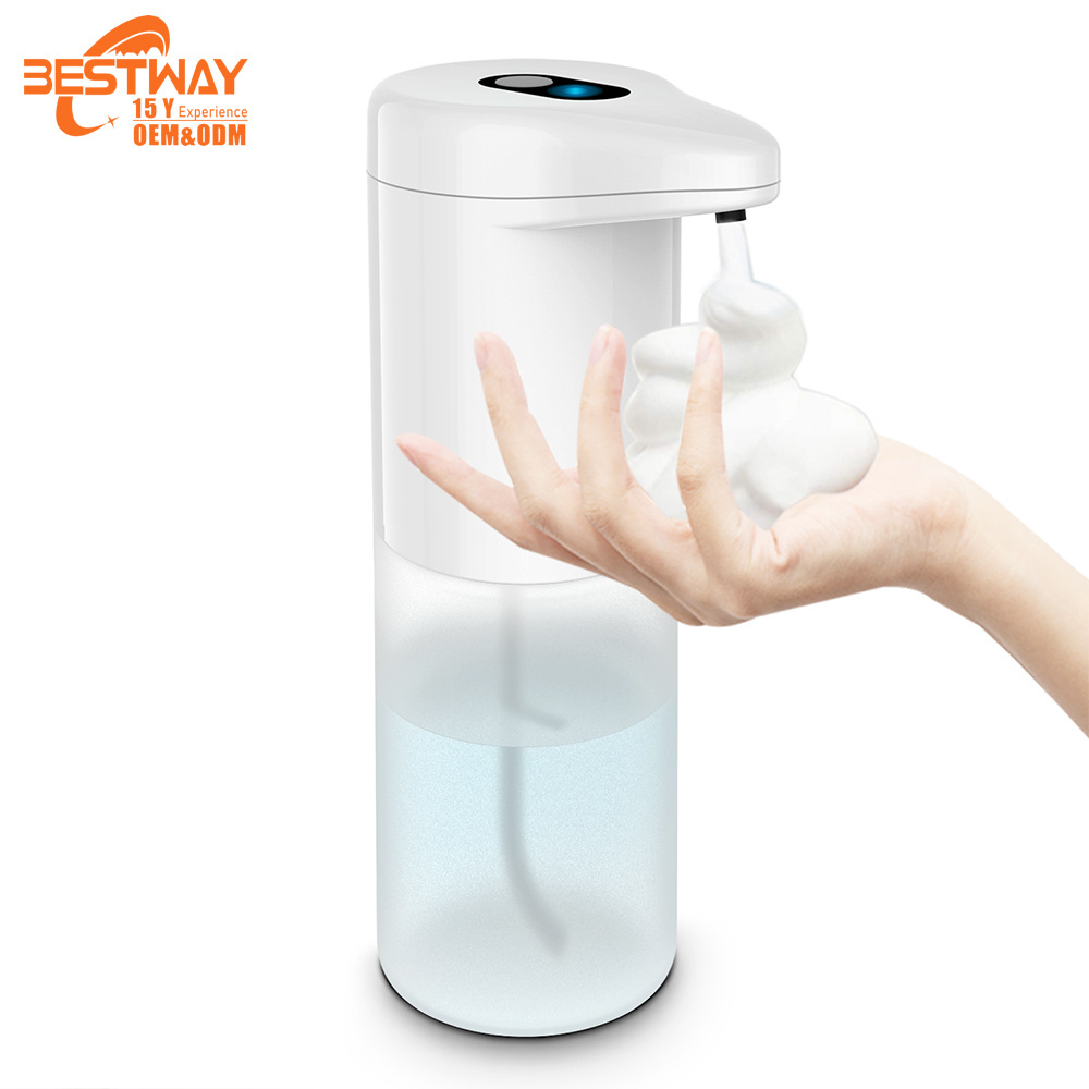 plastic Electric smart Foaming Rechargeable Touchless infrared Sensor Auto Alcohol Sanitizer Automatic Liquid Soap Dispenser