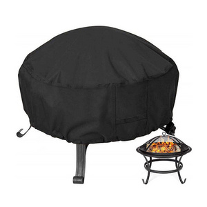 patio garden outdoor Fire Pit Cover oxford Firewood Water Resistant Fabric Pit Outdoor Brazier Fire Basket Patio Brazier Cover