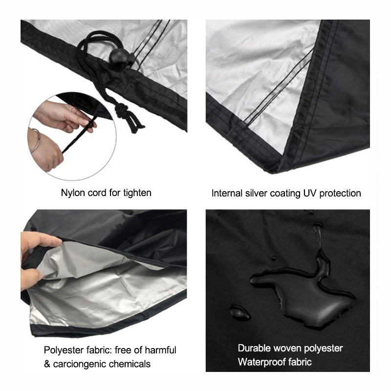 Waterproof For Bbq Grill Cover dust-proof Barbecue Grill Cover For Outdoor Grill Protective Case Rainproof Accessories