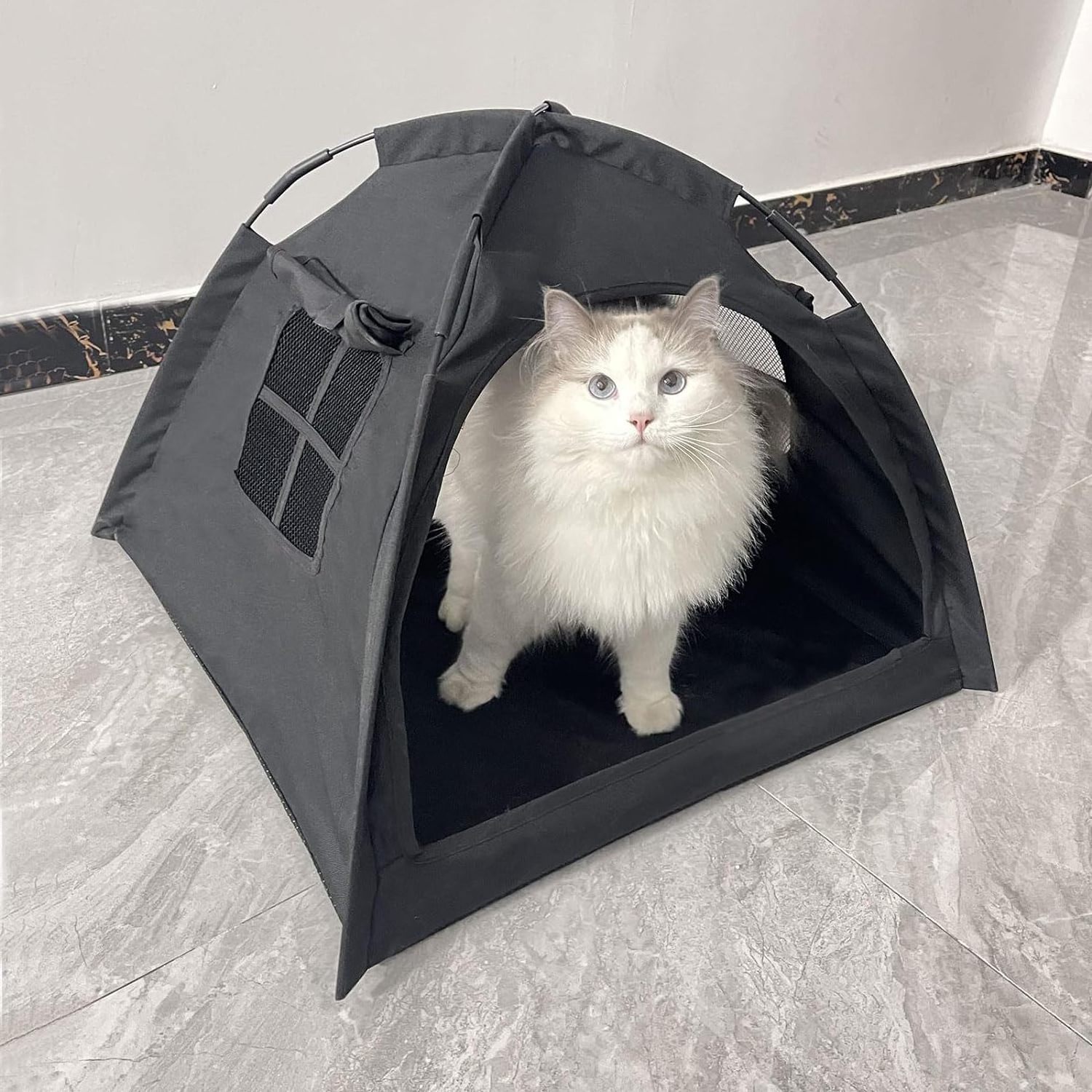 Outdoor Camping 4 Season Waterproof Mini Pet Tent Self Standing Oxford Breathable Cat and Dog Tent