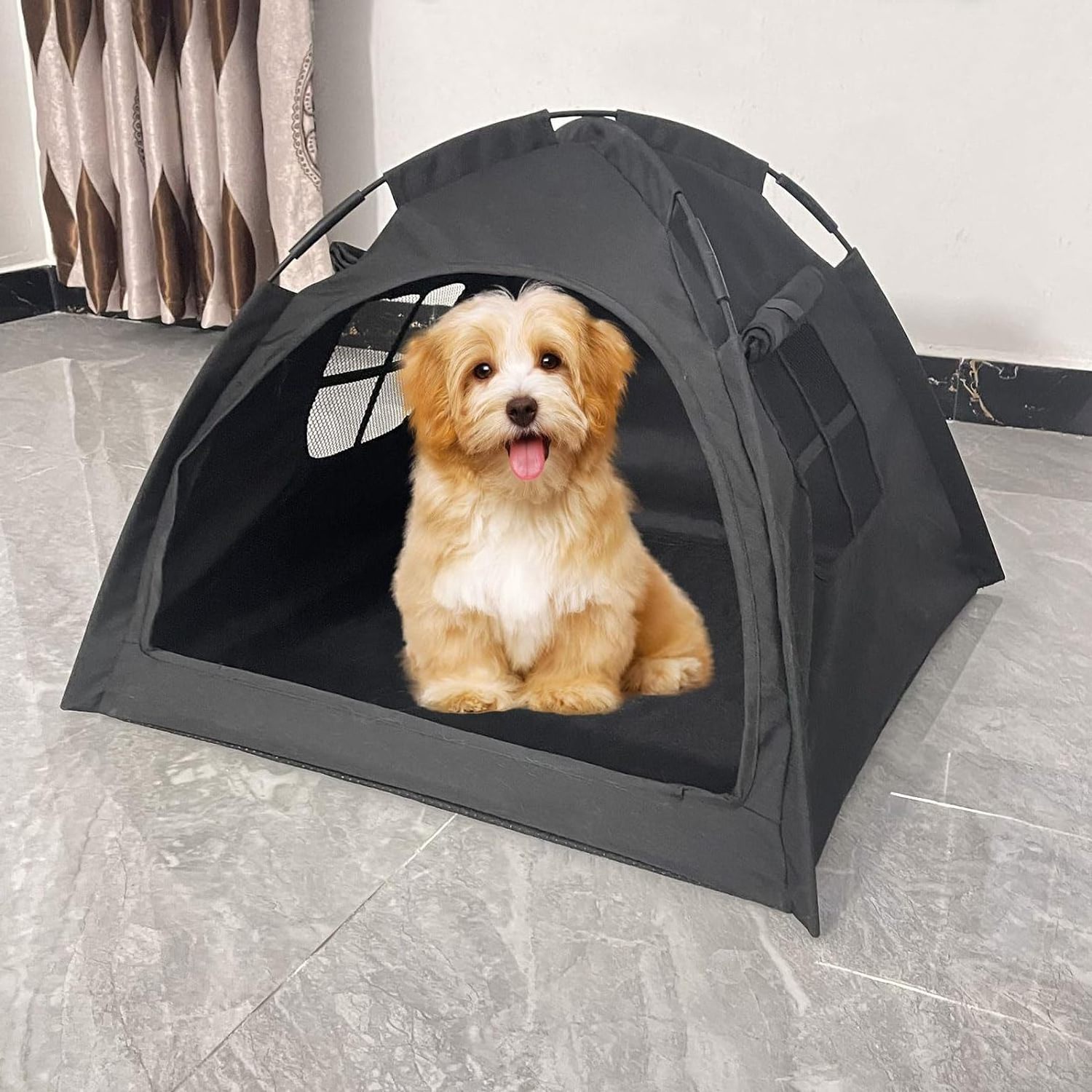 Outdoor Camping 4 Season Waterproof Mini Pet Tent Self Standing Oxford Breathable Cat and Dog Tent