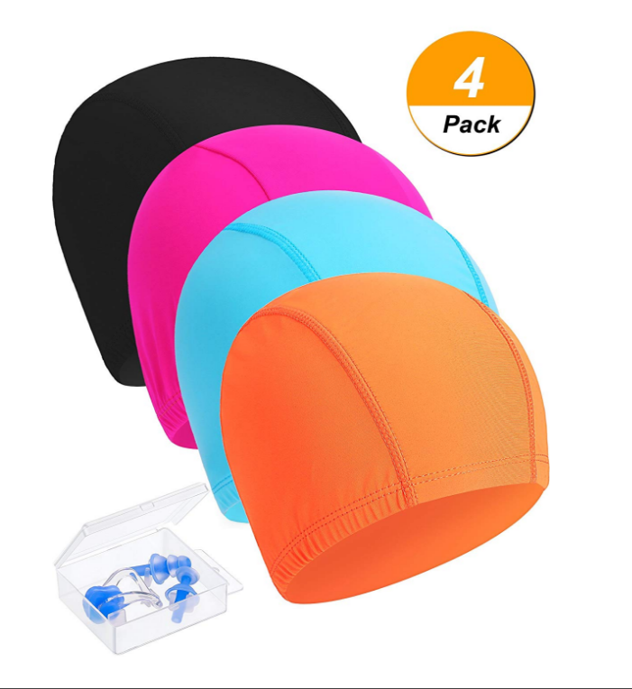 Lightweight Swimming Come with Nose Clip and Ear Plugs Suitable for Kids Caps