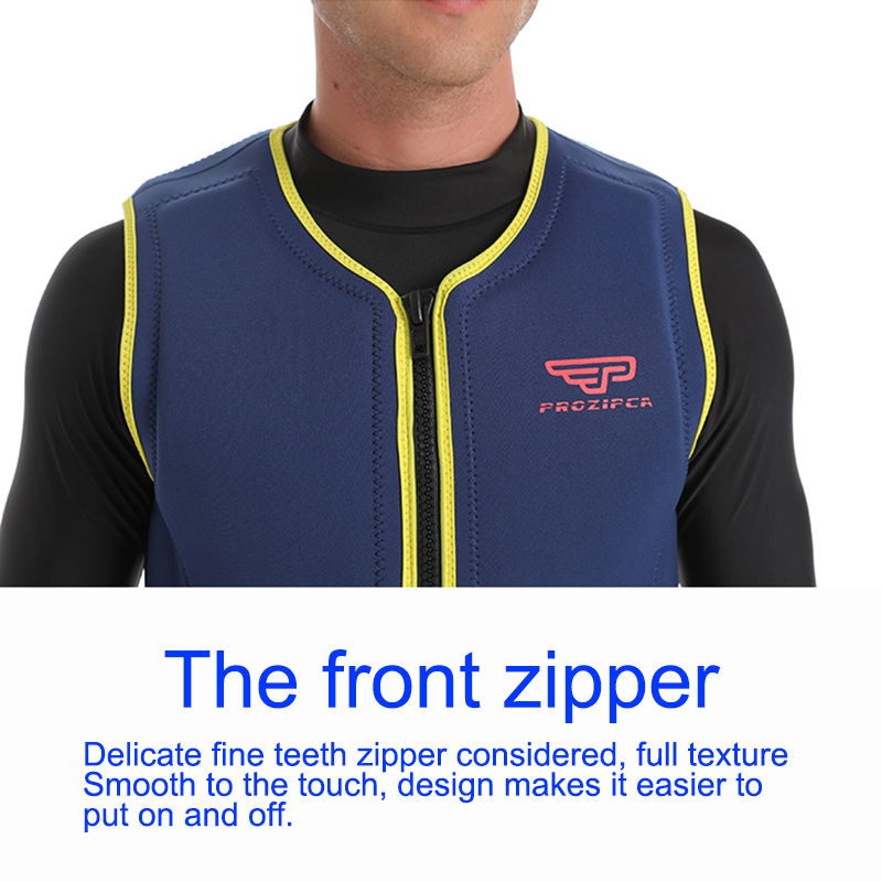 Prozipca Neoprene Life Vest Jacket Professional Life-saving Vest/Jacket EPE Foam Adult swimming Life Jacket