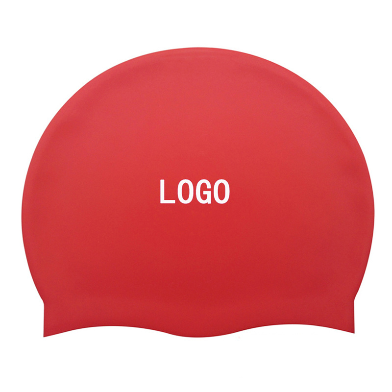 Factory Custom Sale Unisex High Quality Colorful Silicone Swimming Cap