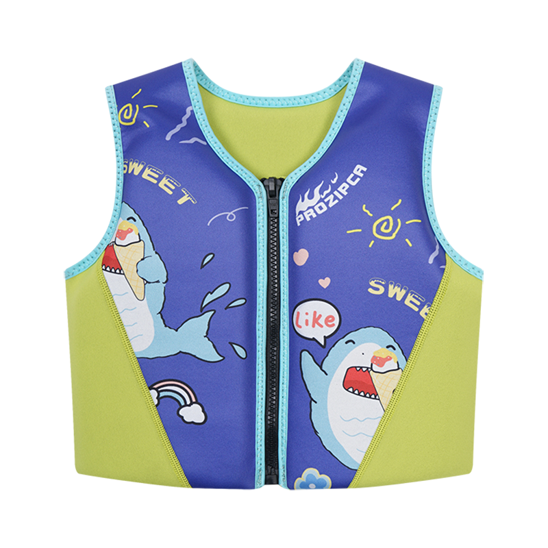 Custom safety PVC inflatable children swim vest kids swim life jacket other outdoor toys & structures