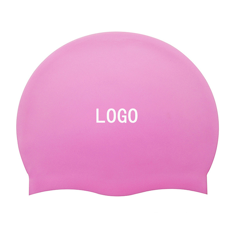 Factory Custom Sale Unisex High Quality Colorful Silicone Swimming Cap