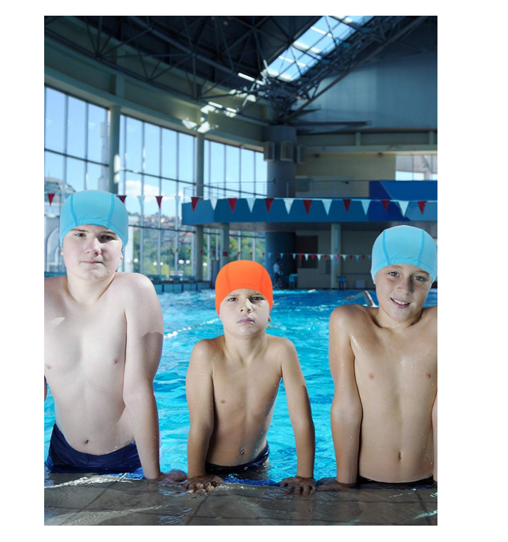 Lightweight Swimming Come with Nose Clip and Ear Plugs Suitable for Kids Caps