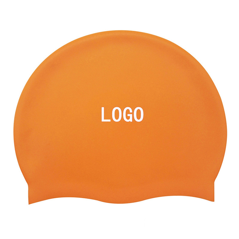 Factory Custom Sale Unisex High Quality Colorful Silicone Swimming Cap