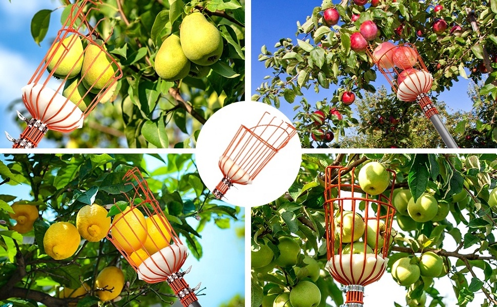 Used Cherry Pickers For Sale Garden Fruit Picker Harvester Carbon Fiber Telescopic Pole Telescopic Pole Cherry Picker