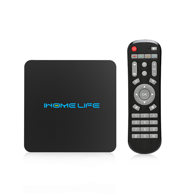 Top selling Arabic Android 10 TV BOX Amlogic S912 2GB BOX for Arabic 1000Mbps wifi 2.4/5g 8GB TV smart tv box 4k HLQ MAX S912