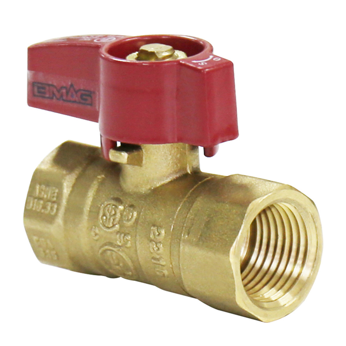 BWVA CSA CE Certificate China Gas Valve Manufacturer Durable 1/2 1/4 3/8 Inch Pn20 Female Thread Brass Gas Appliance Ball Valves