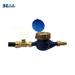 WRAS CuZn39Pb3 CZ121 3/4" Water Meter Lockable Ball Valve Brass Lockable Ball Valve For Water Meter With Brass Key