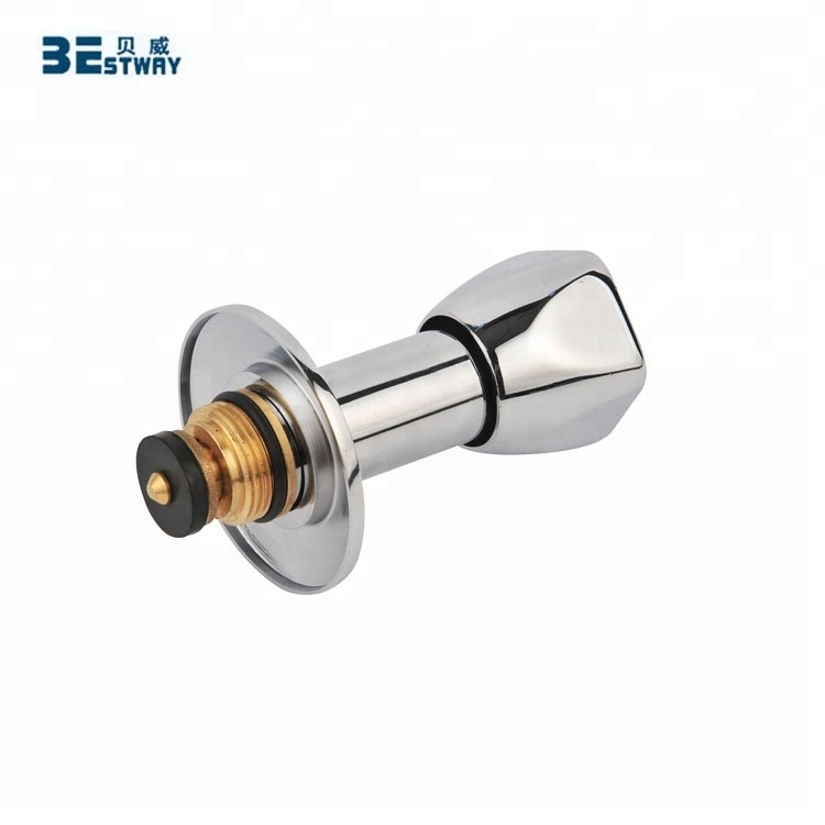 Zinc valve handle for brass stop valve