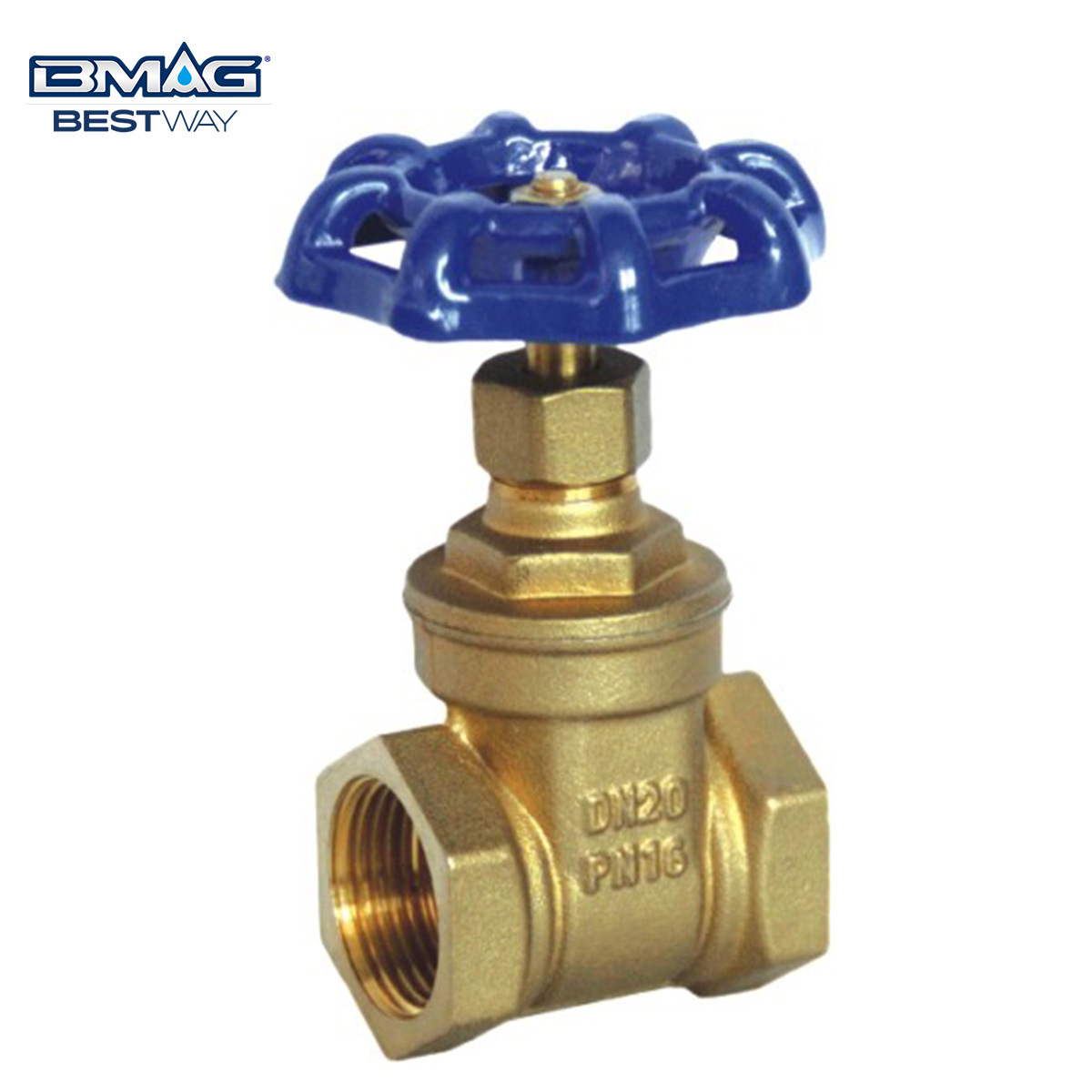 BWVA Custom Color Handle PN16/PN20 1 Inch 2 Inch 3 Inch 4 Inch Brass Female Thread Copper Gate Valve with Low Price for Water