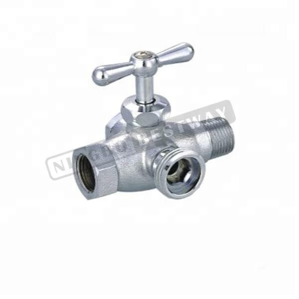 BWVA Low MOQ American Market Brass Pex Angle Stop Valve