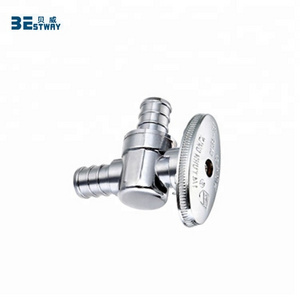 BWVA Low MOQ American Market Brass Pex Angle Stop Valve