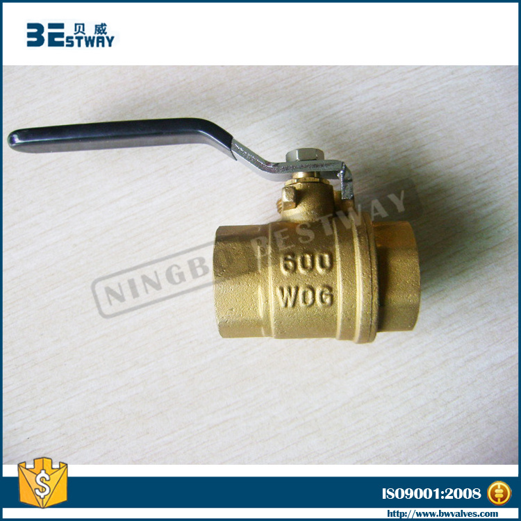 600 WOG 4 inch NPT Brass Ball Valve