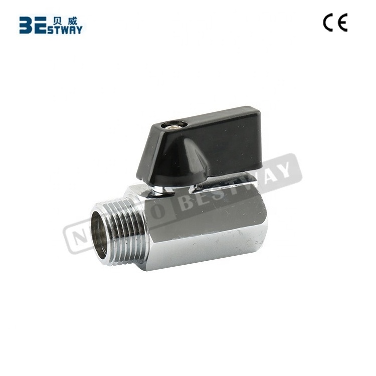 BWVA ISO Standard NPT Mini Ball Valve Good Reputation Supplier Male Thread Low Lead Water Brass Mini Ball Valve