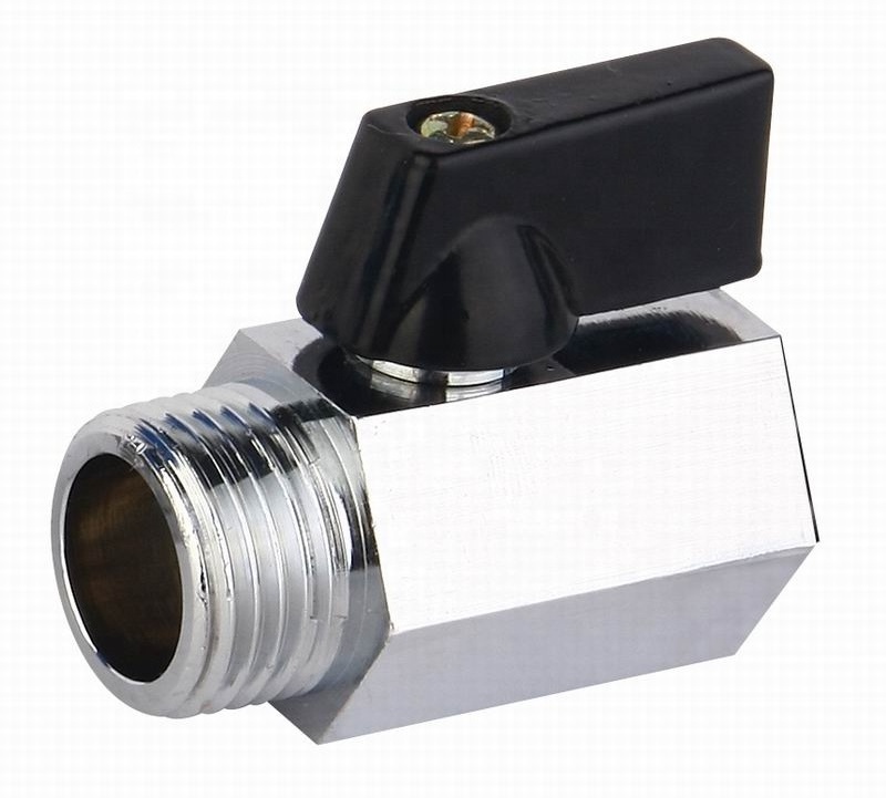 BWVA ISO Standard NPT Mini Ball Valve Good Reputation Supplier Male Thread Low Lead Water Brass Mini Ball Valve