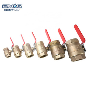 BWVA Fast delivery 1/2"-4" BSP NPT C83600/CC491K Female Thread Valvulas De Bronce Bronze 2 Inch Ball Valve