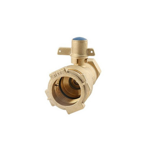 BWVA ISO standard low pressure self closing lock DN15*1/2"*3/4'' brass lockable ball valve