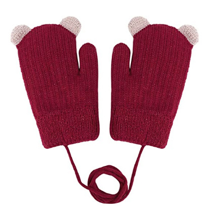 Baby Knit Mittens Cover Your Baby's Whole Hands Prevent Baby from Scratching Things