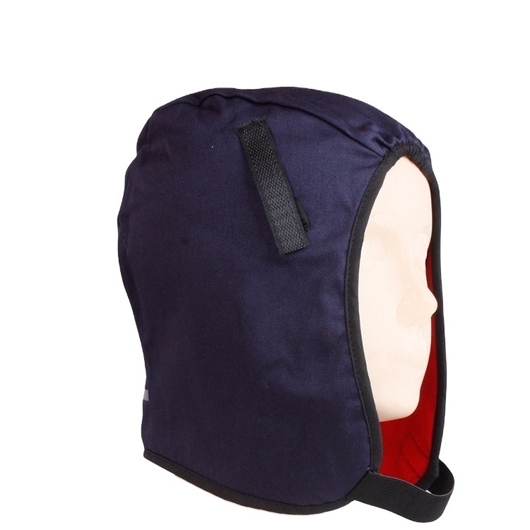 Heavy Duty Cotton Fire Flame Retardant Protective Welders Welding Hood A Grade Liner For Attach To Hard Hat Or Helmet