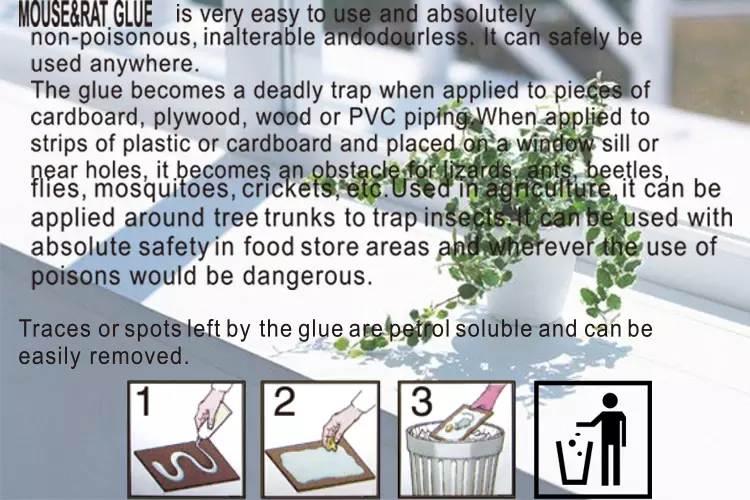 BSTW Raw Material Adhesive Rat Mouse Glue Trap Super Hold Gel