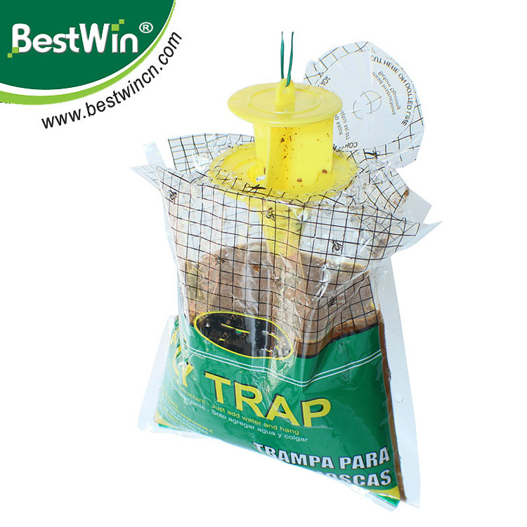 disposable fly bag,hanging fly trap,plastic fly trap bag