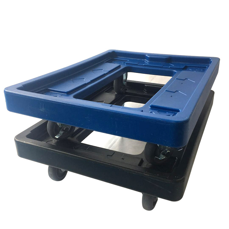 Hotel Restaurant Movable Food Transport Trolley Plastic Dolly for Insulated Food Pan Carrier