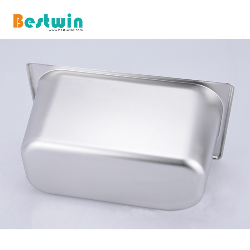 Restaurant Catering Kitchen Supplies Stainless Steel Freezer GN Container Ice Cream Pan