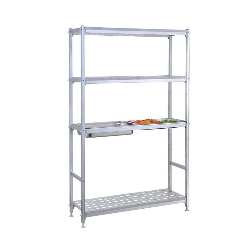 Aluminum Rack Cold Room Commercial Kitchen Shelving Food Goods Storage Shelf