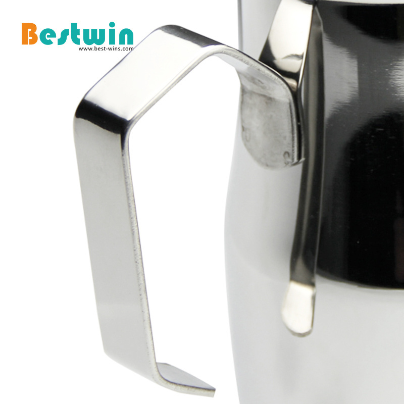 Italian-style Stainless Steel 304 Garland Cup Espresso Mug Frother Milk Steaming Frothing Pitcher