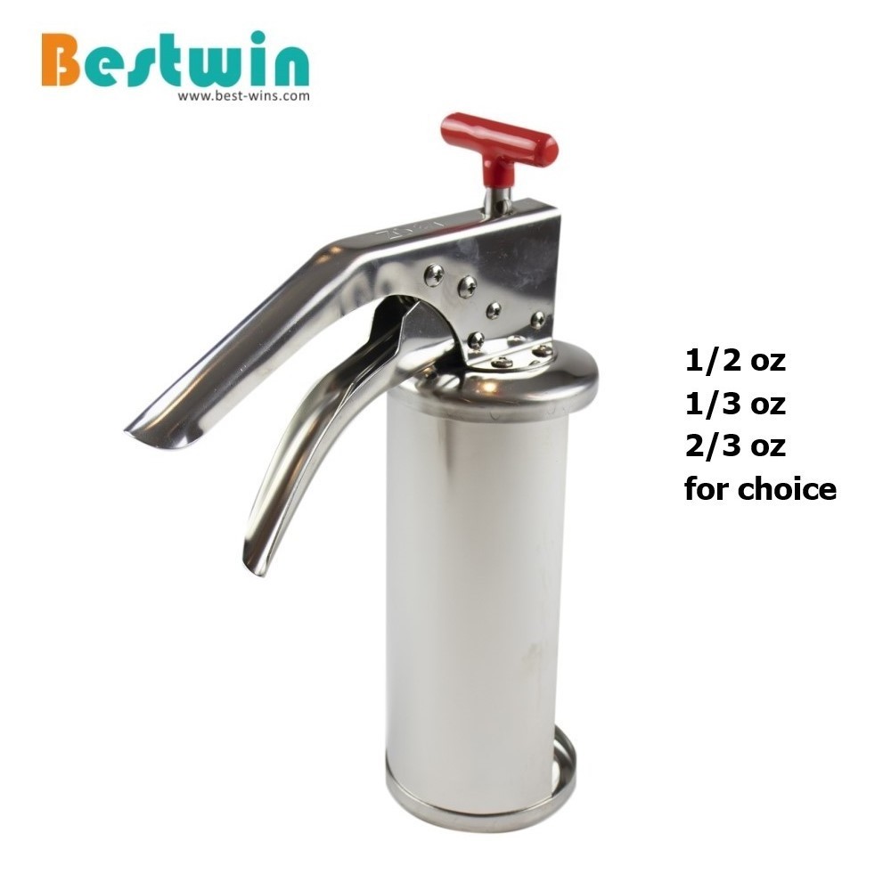 Stainless Steel 304 Hamburger Hot Dog Ketchup Tomato Chili Sauce Gun Condiment Dispenser