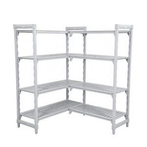 Environmental Durable Adjustable Configure Plastic Warehouse Storage Shelf Rack for Cold Room